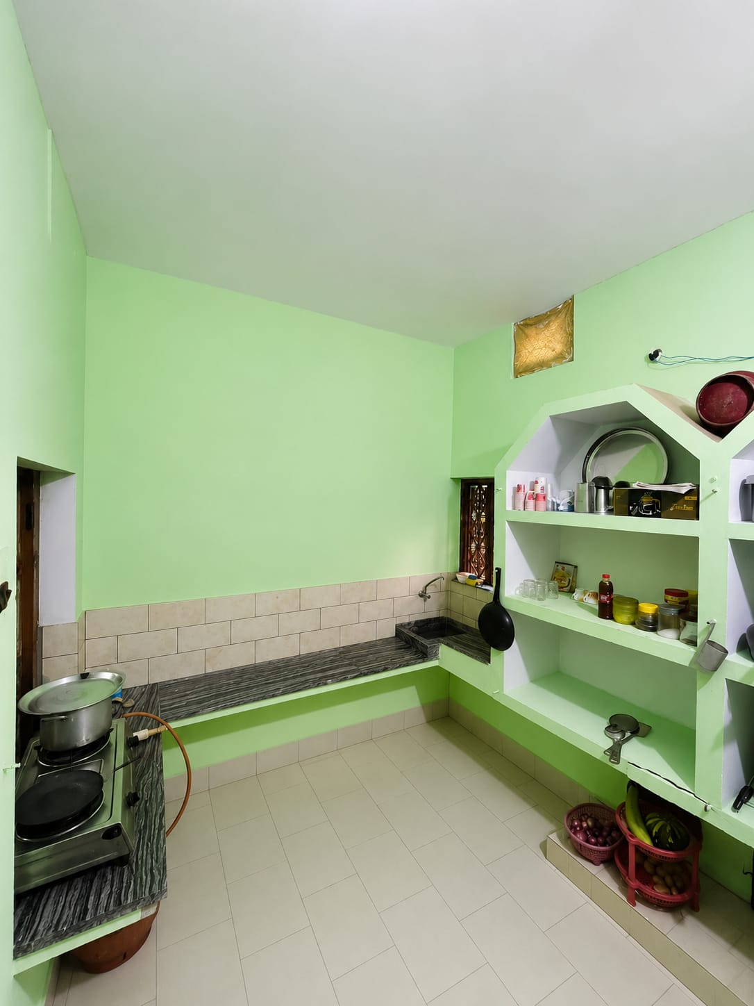Updated kitchen area at Safe Zone Foundation